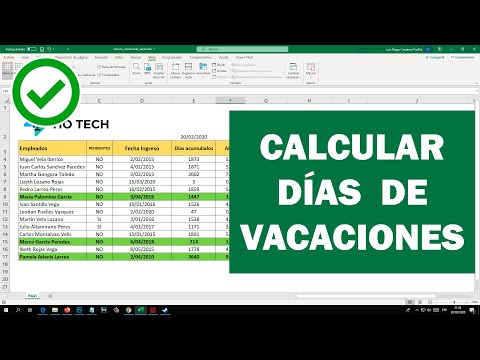 Calculo de vacaciones: Excel ya no es suficiente